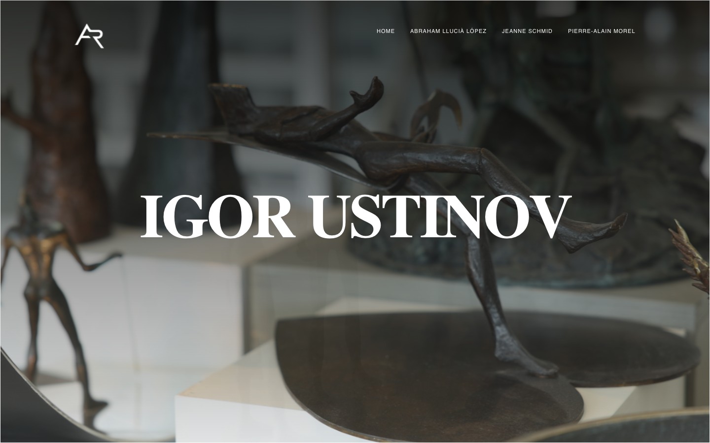 Seite über Igor Ustinov