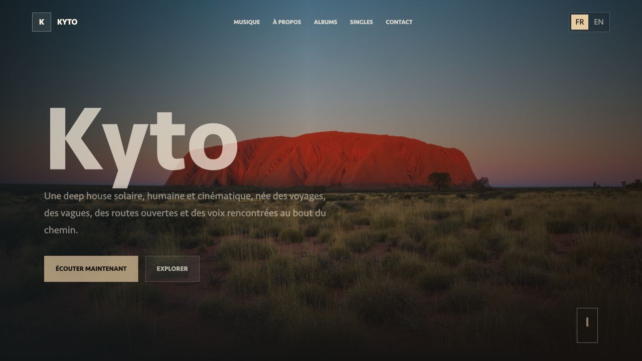 Kyto, site officiel